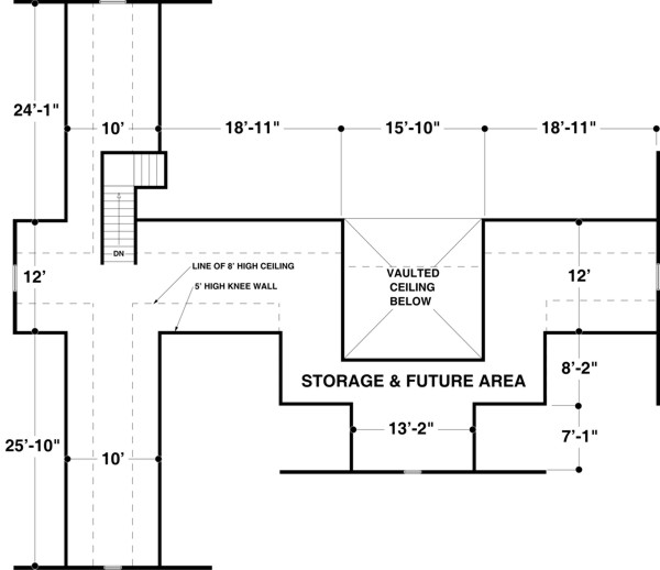 Bonus Room image of The Long Meadow House Plan